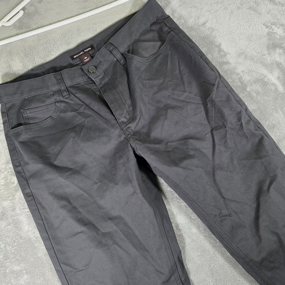 Michael Kors Black Straight Leg‎ Dress Pants Mens Size 34x34